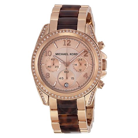 michael kors damenuhren rose|michael kors rose gold tone.